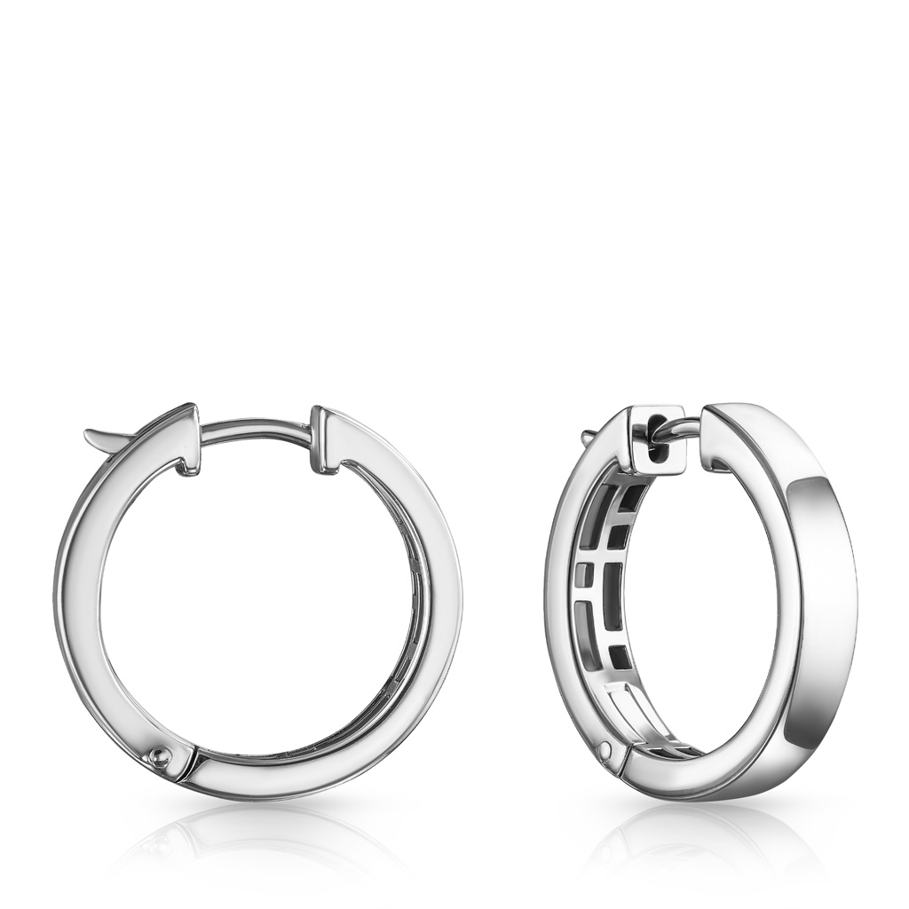 Серьги Конго из серебра