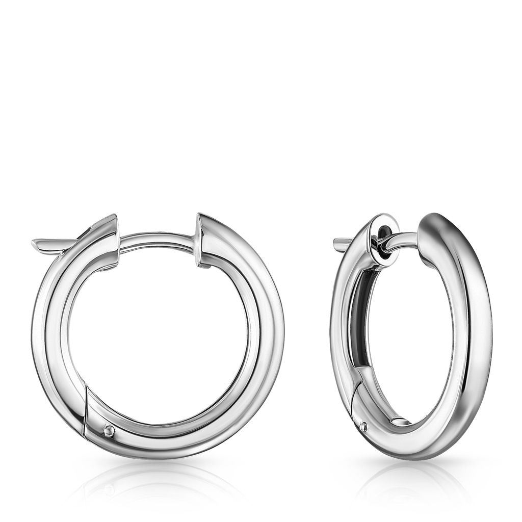 Серьги Конго из серебра