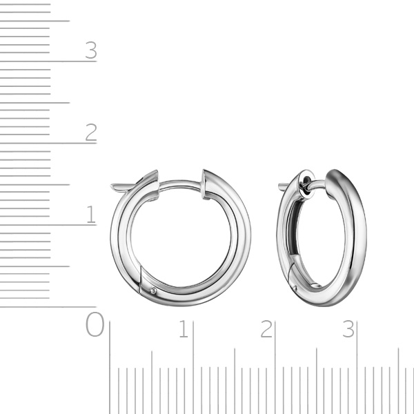 Серьги Конго из серебра
