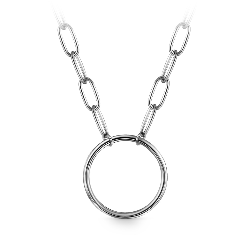 Колье из серебра