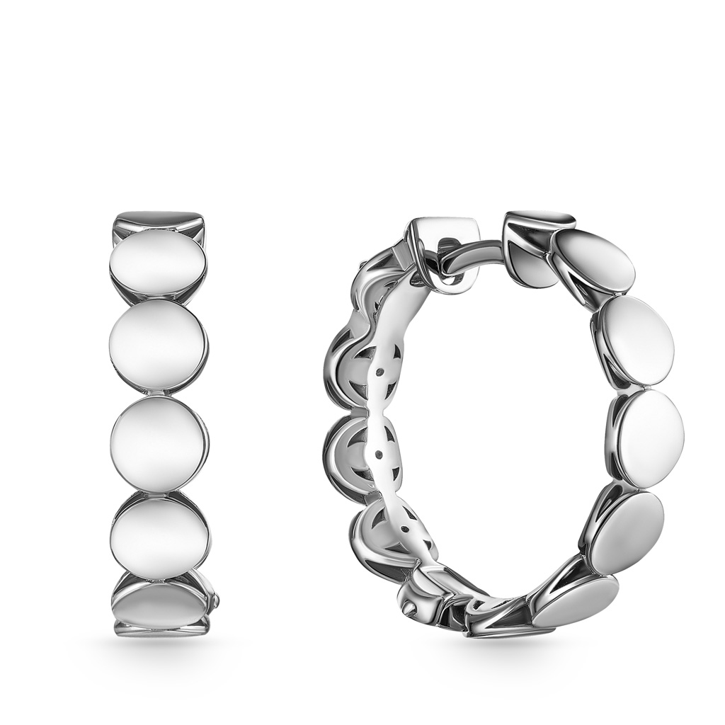 Серьги Конго из серебра