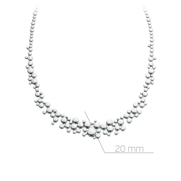 Колье из серебра
