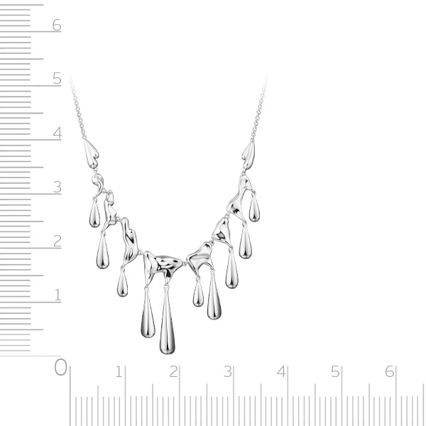 Колье из серебра