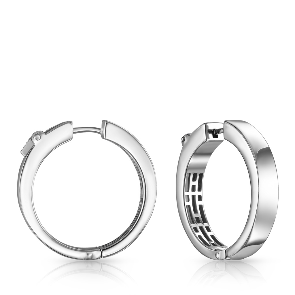 Серьги Конго из серебра