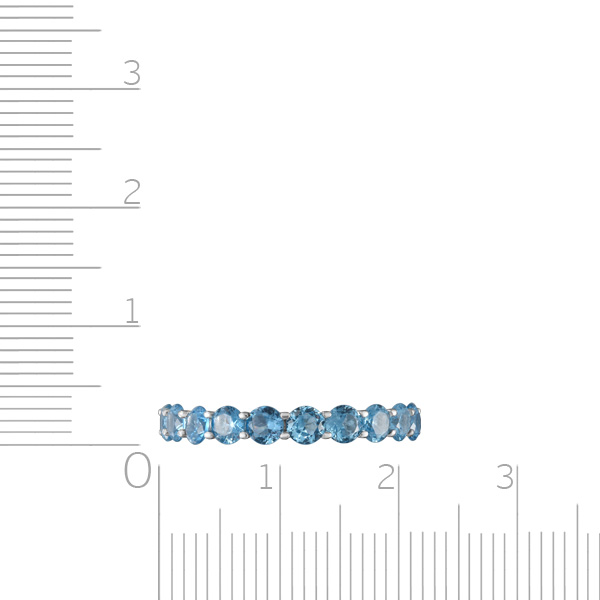 Кольцо из серебра с цирконием