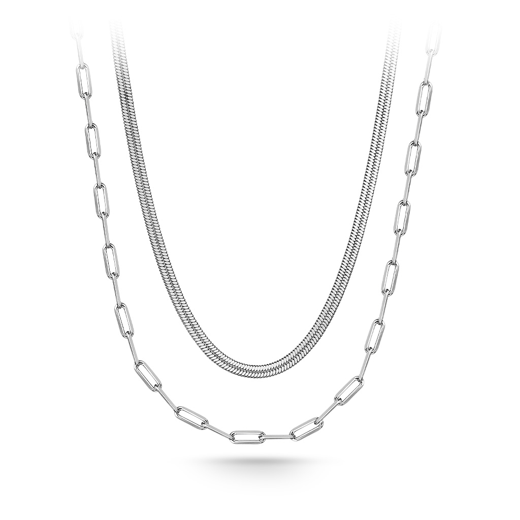 Колье из серебра