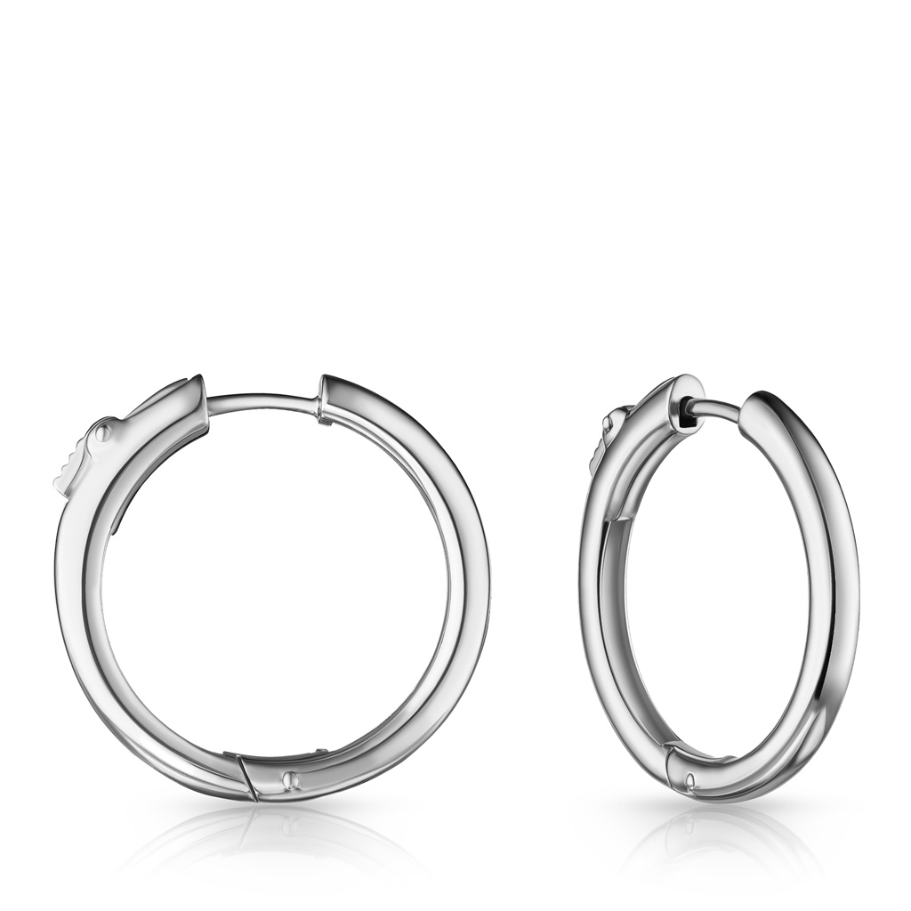 Серьги Конго из серебра
