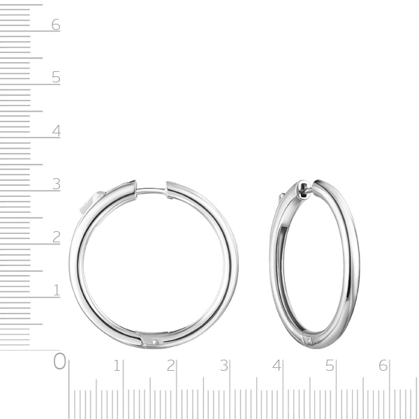 Серьги Конго из серебра