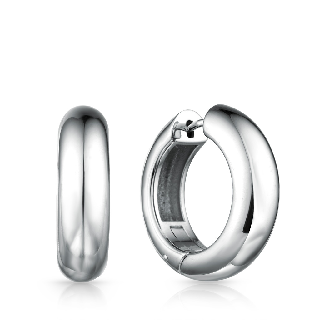 Серьги Конго из серебра