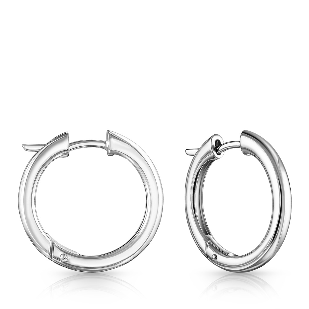 Серьги Конго из серебра