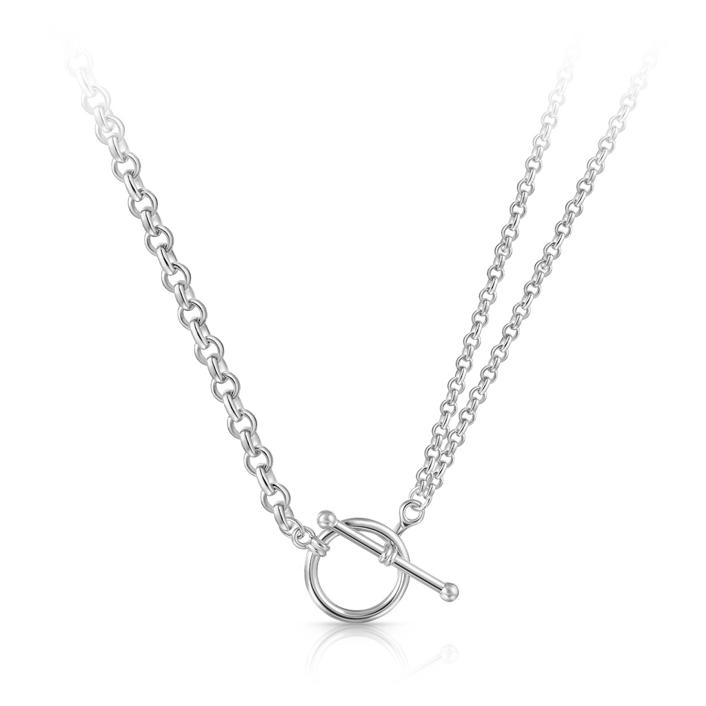 Колье из серебра