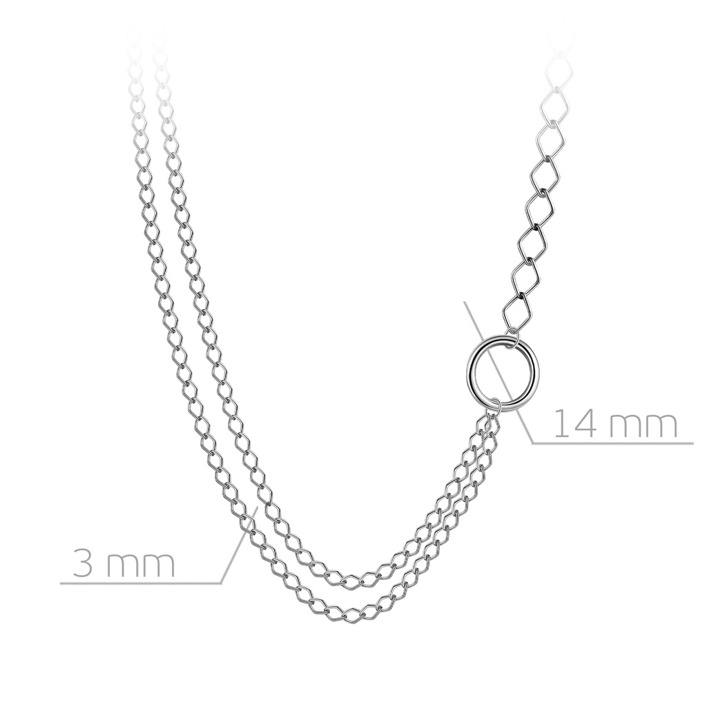 Колье из серебра