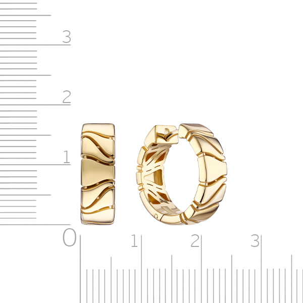 Серьги Конго из серебра