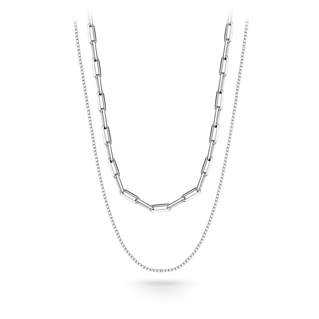 Колье из серебра