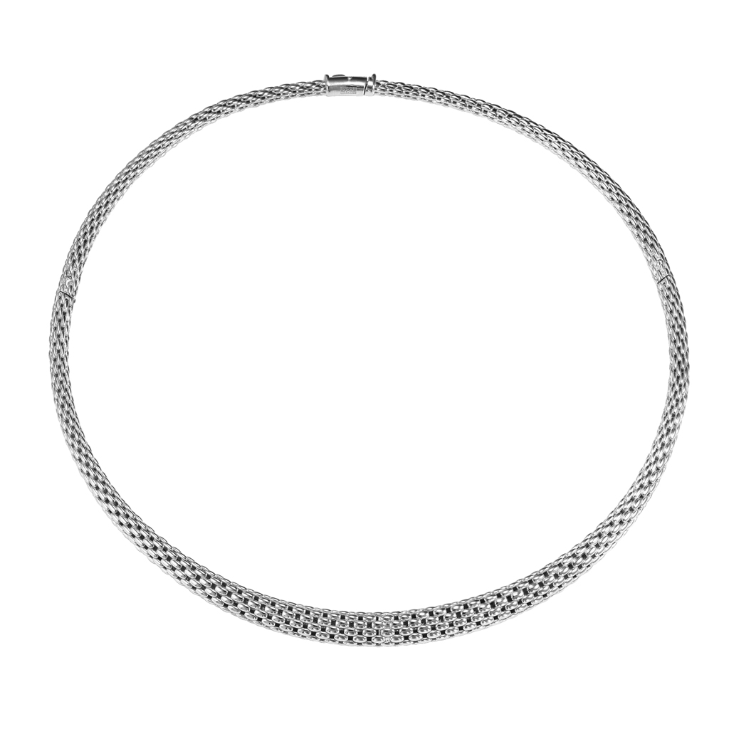 Колье из серебра
