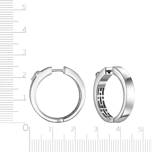 Серьги Конго из серебра